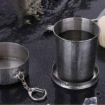 لیوان استیل تاشو مسافرتی