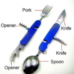 قاشق و چنگال مسافرتی کد 60