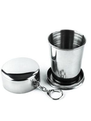 لیوان استیل تاشو مسافرتی